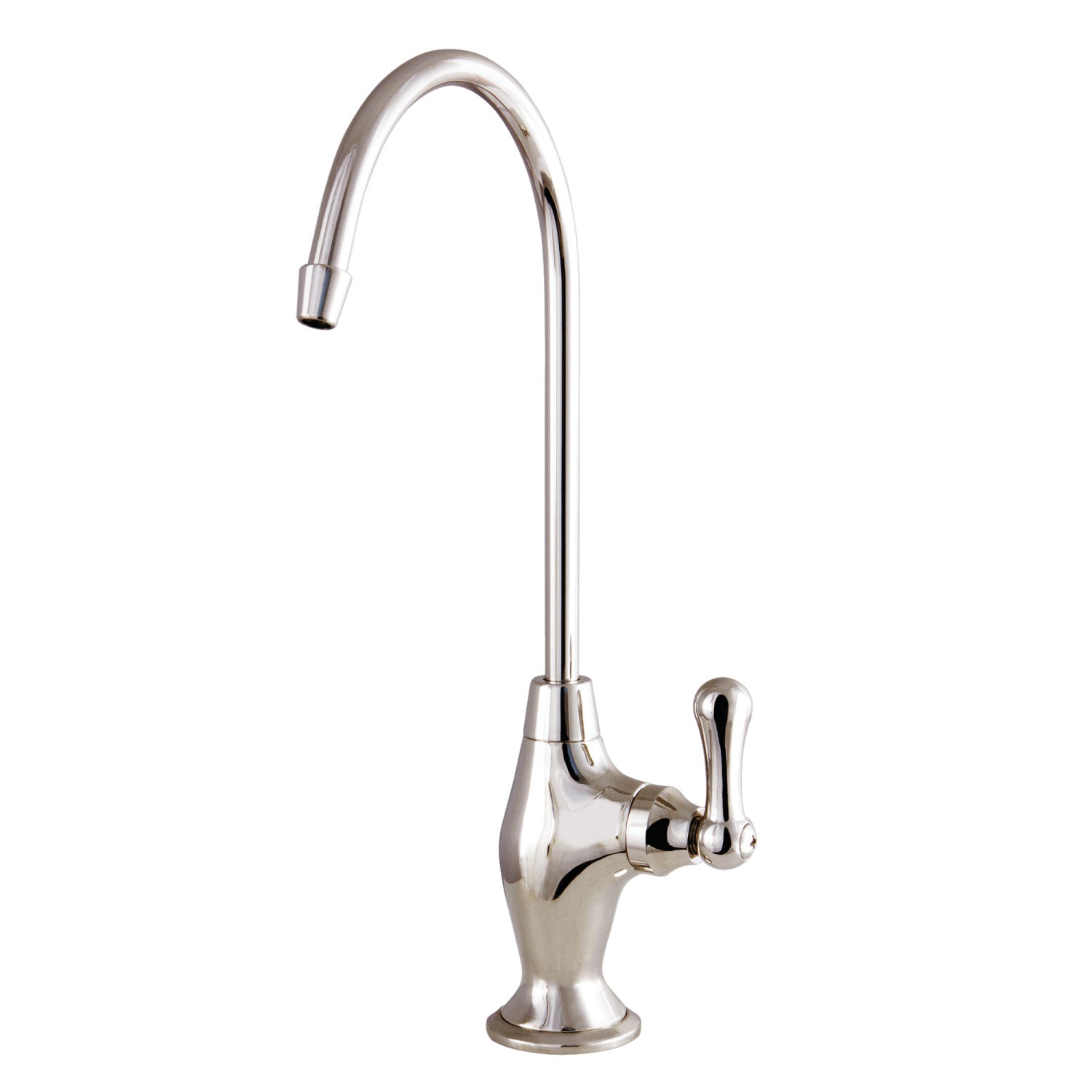 Kingston Heirloom KS3196AL - Restoration Single-Handle 1-Hole Deck Mount Water Filtration Faucet, Polished Nickel — image 1